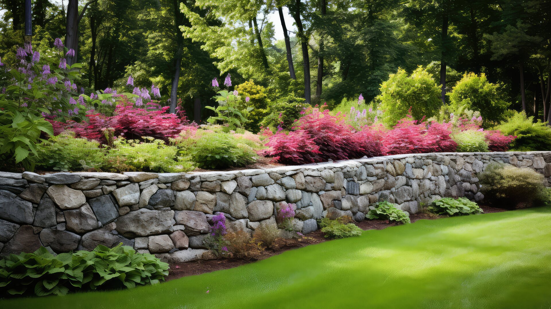 Structural retaining wall in Burnsville
